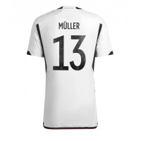 Tyskland Thomas Muller #13 Fotballklær Hjemmedrakt VM 2022 Kortermet